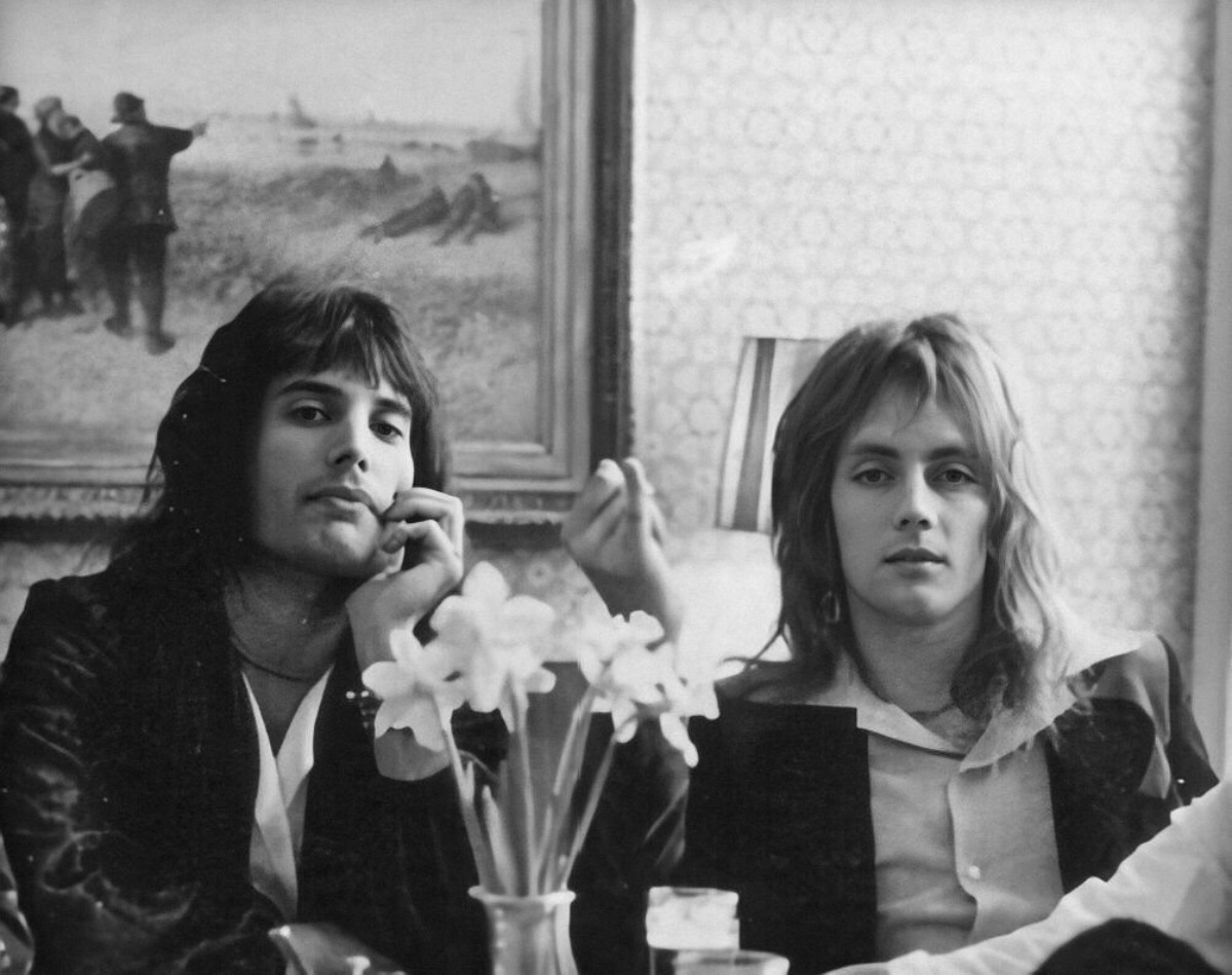 Freddie Mercury und Roger Taylor