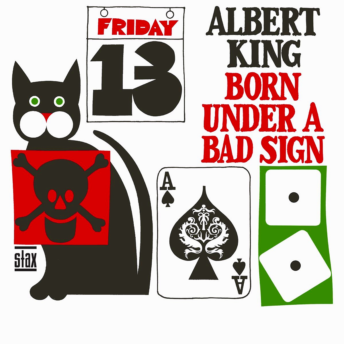 Capa de "Nascido sob um mau sinal" de Albert King