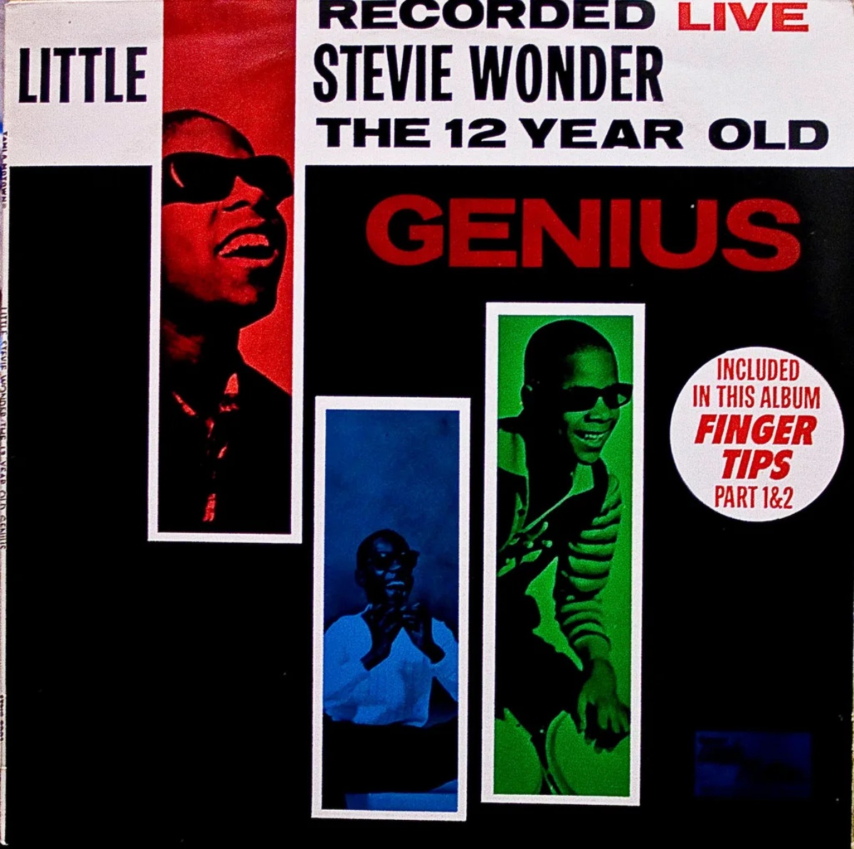 Обложка альбома «Recorded Live: The 12 Year Old Genius» Стиви Уандера