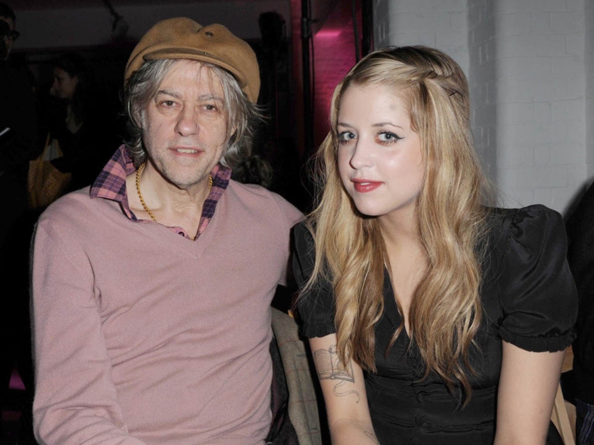 Bob Geldof con su hija Peaches