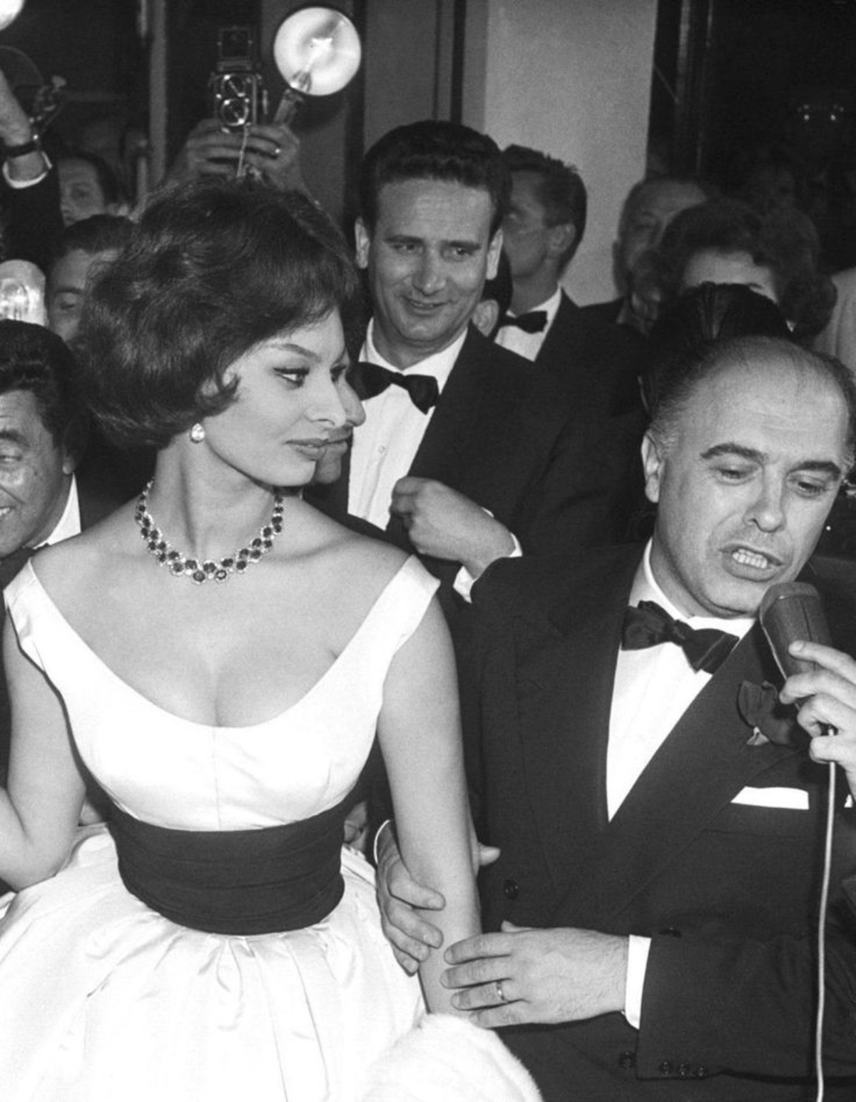 Sophia Loren y su marido