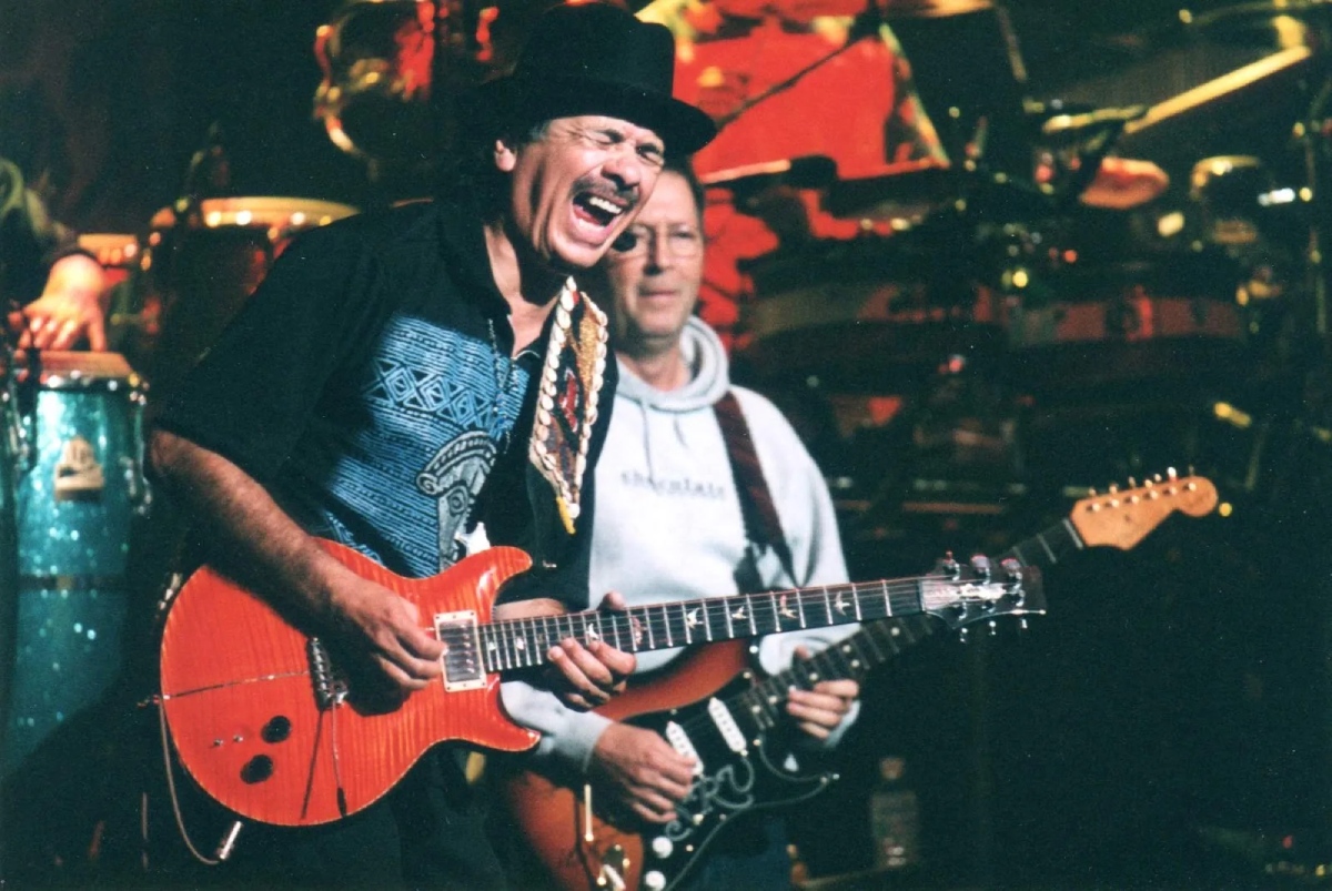 Carlos Santana und Eric Clapton