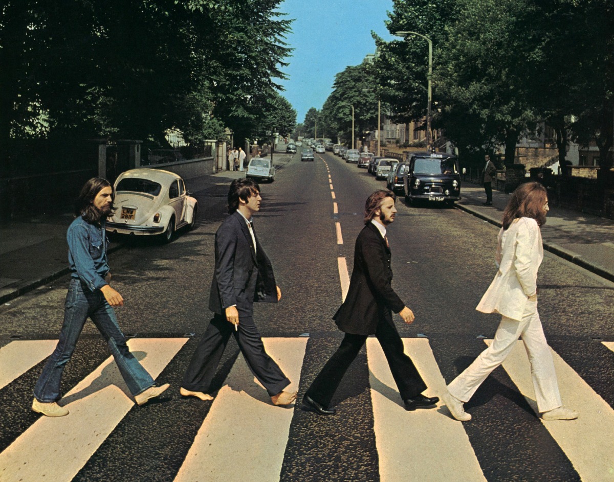 Couverture de l'album "Abbey Road" des Beatles.