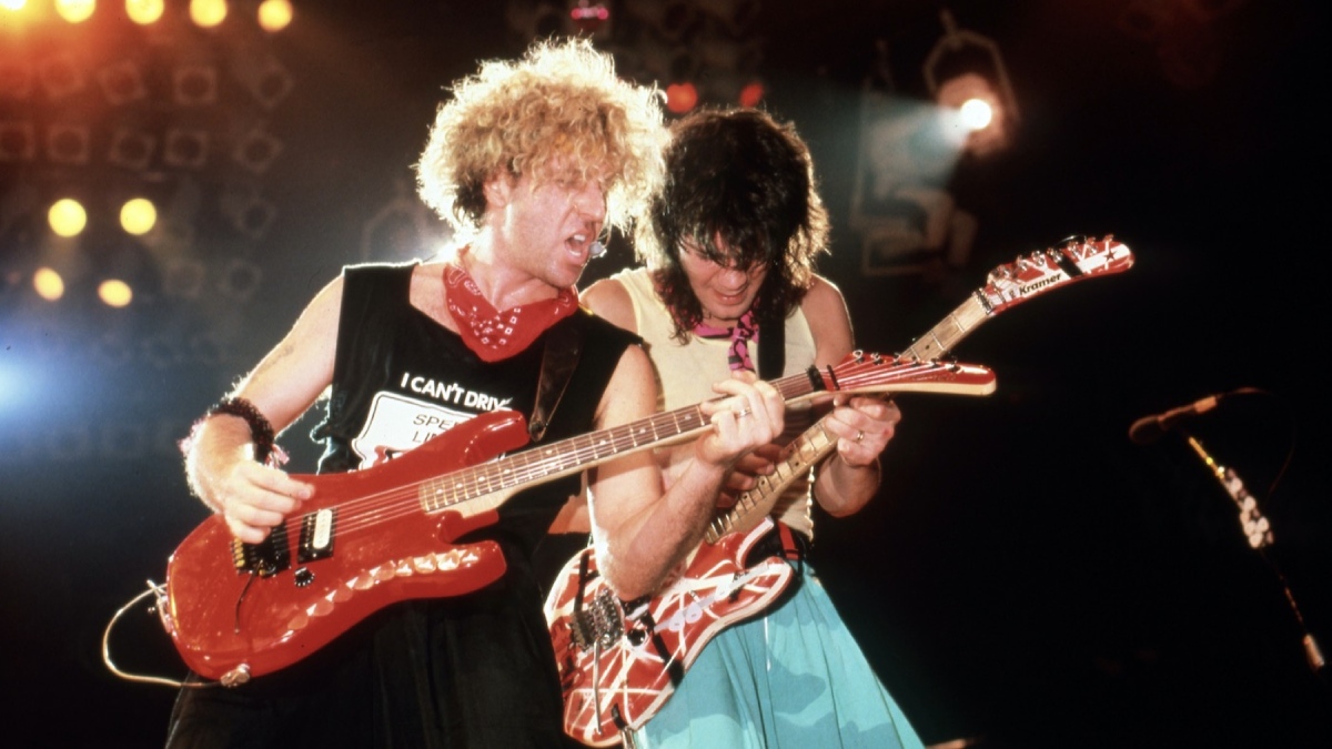 Sammy Hagar and Eddie Van Halen.