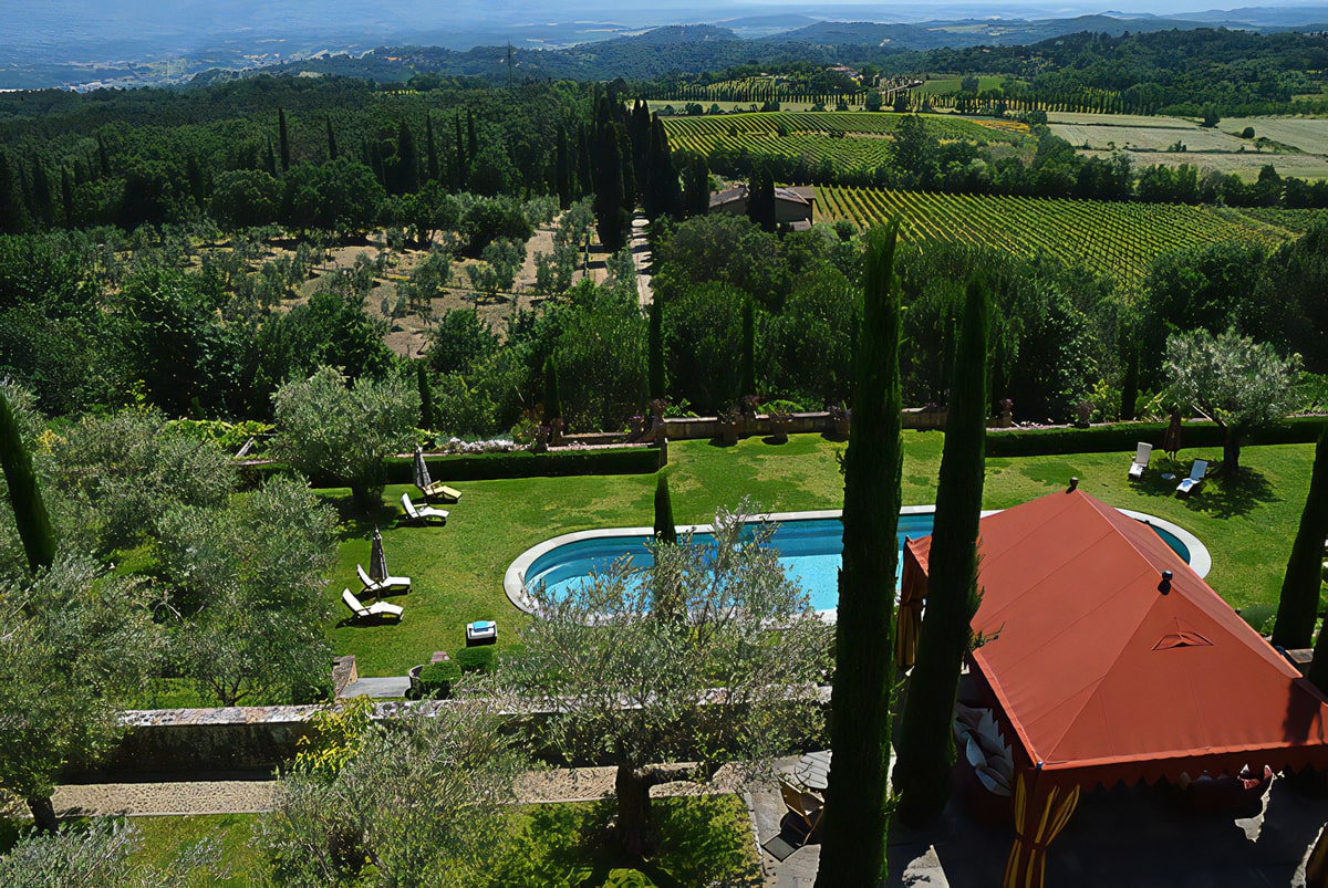 The home of Sting and his wife Trudi in Tuscany, Italy