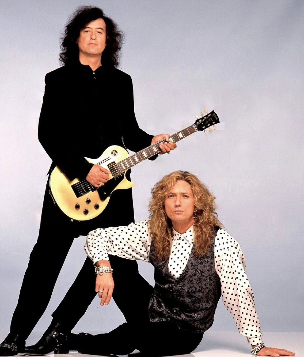 Jimmy Page y David Coverdale