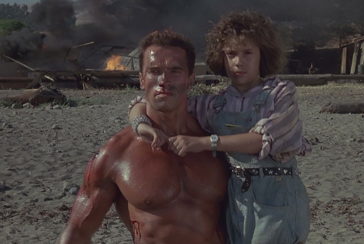 Arnold Schwarzenegger et Alyssa Milano