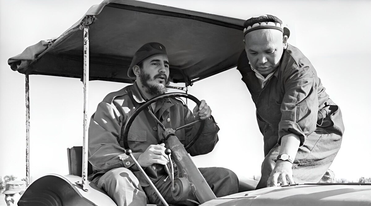 Fidel Castro em Tashkent, 1963