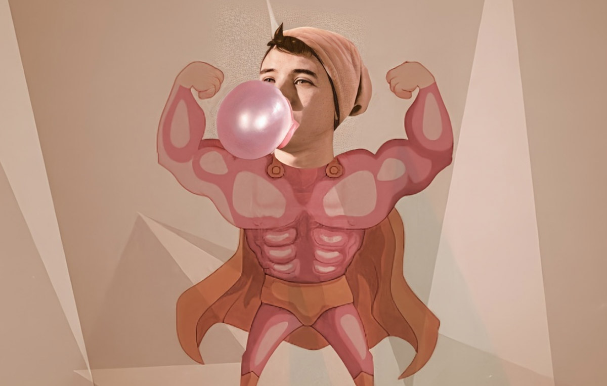 Обложка альбома Chewing Bubble диджея Corrado Bucci
