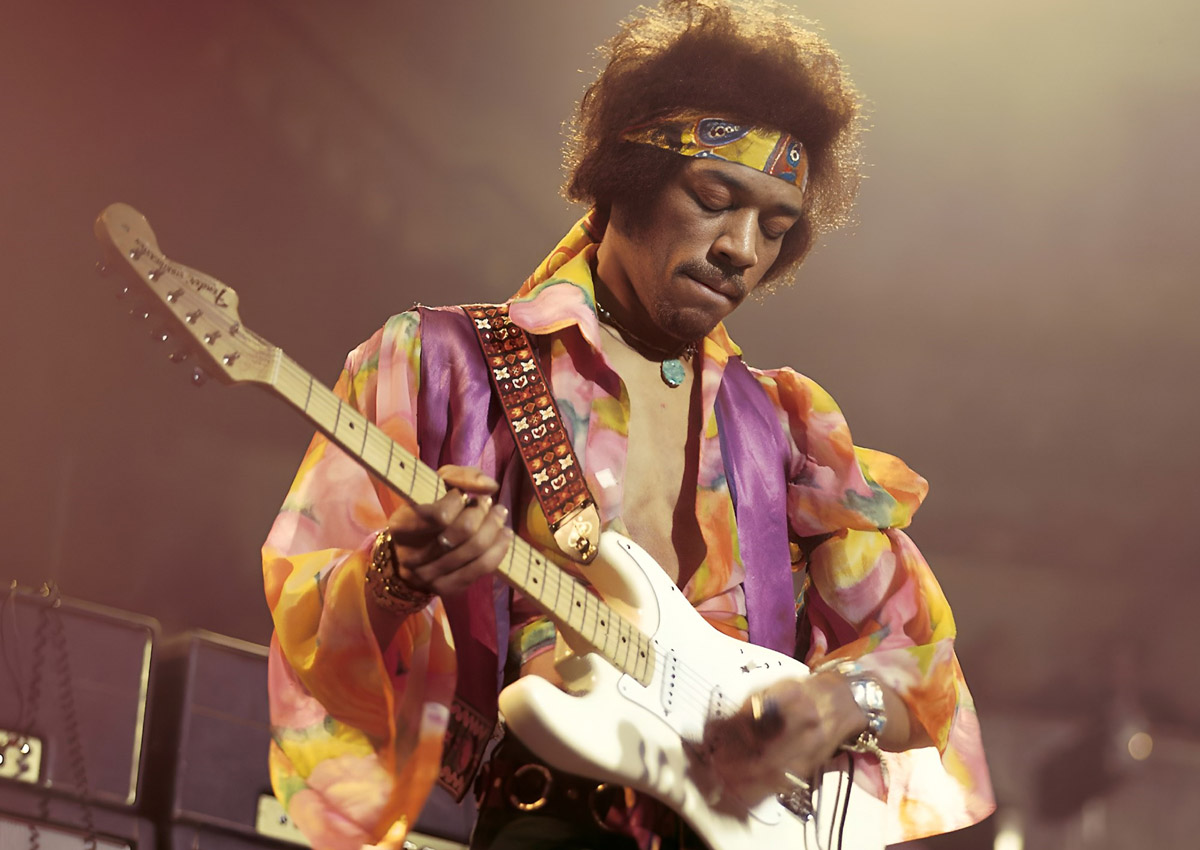 Jimi Hendrix im Jahr 1968