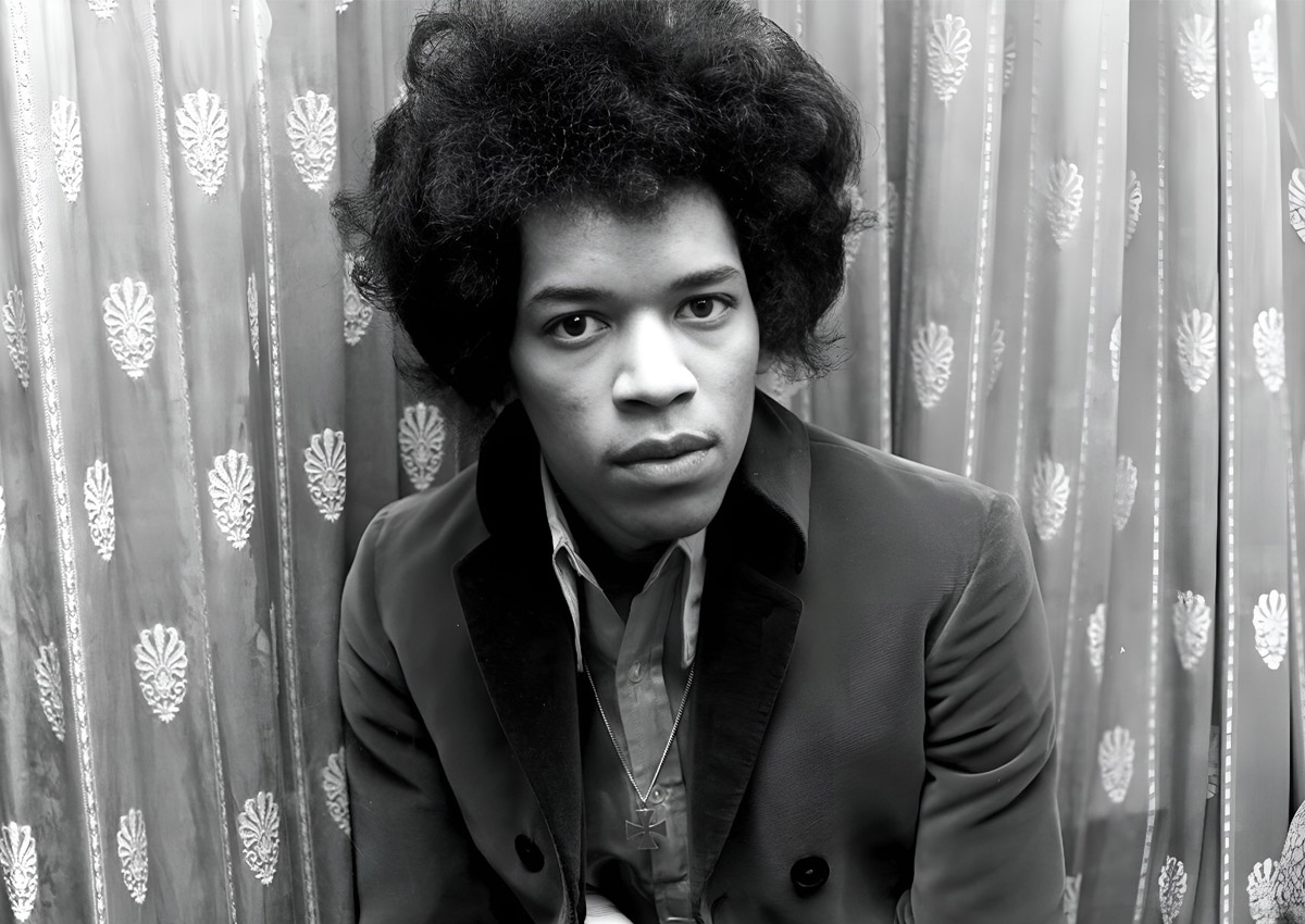 Jimi Hendrix al principio de su carrera