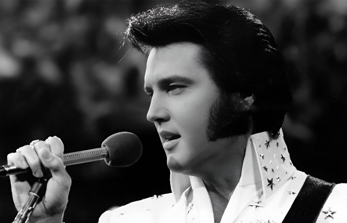 Elvis Presley in den frühen 70er Jahren