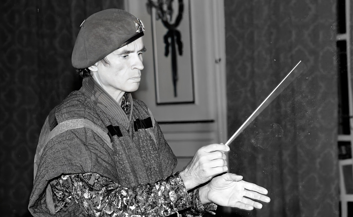Rudolf Nureyev en tant que chef d'orchestre