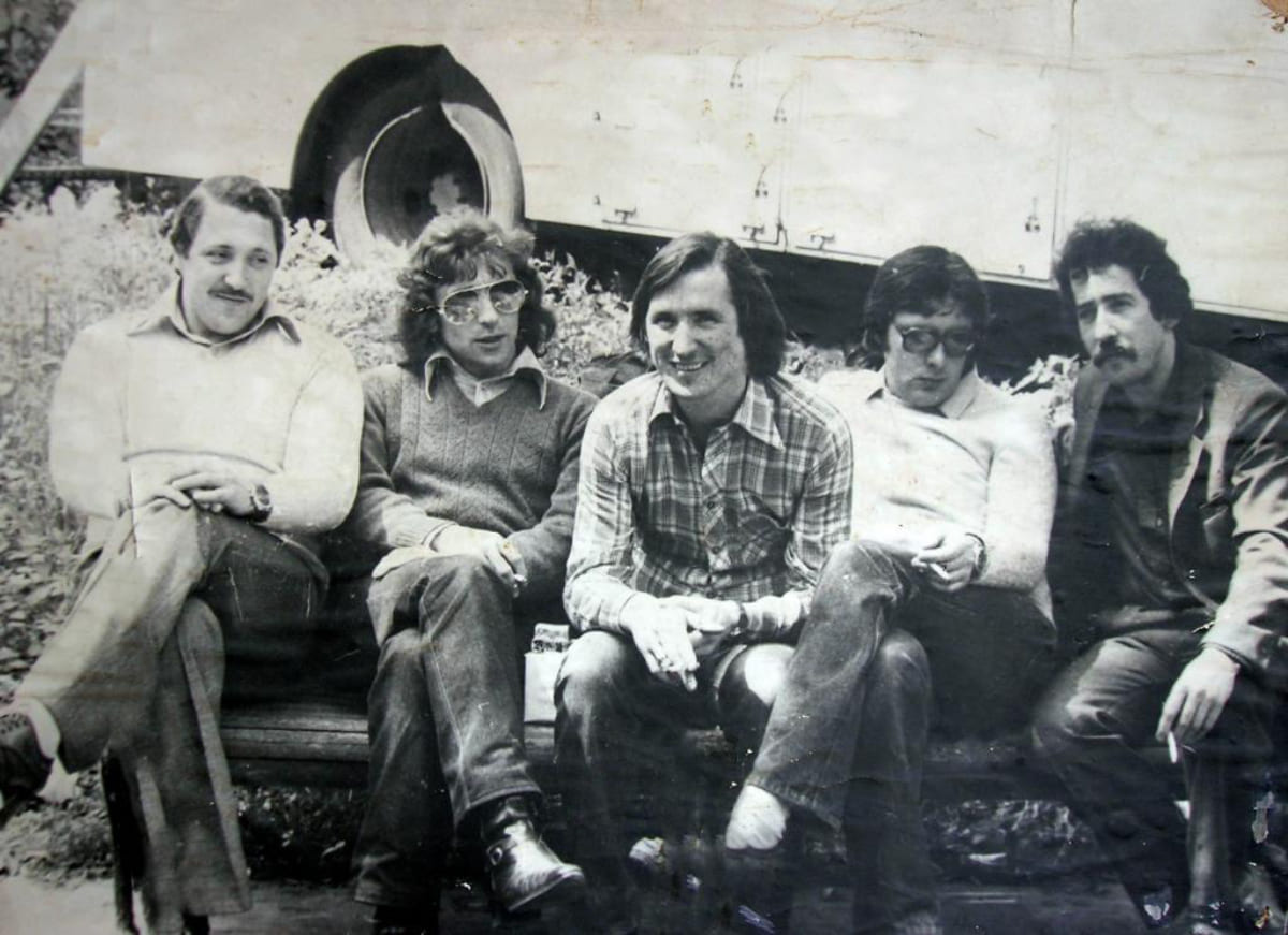 The Blue Bird lineup in the 1970s