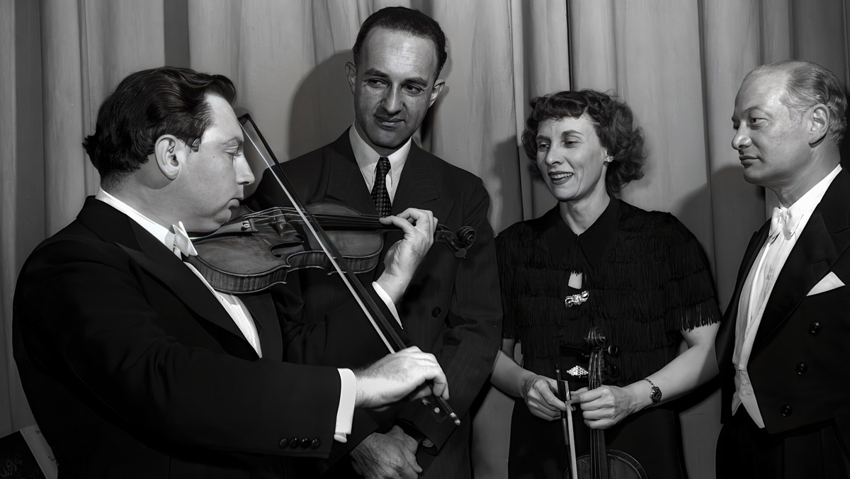 Stern e seus colegas. 1958
