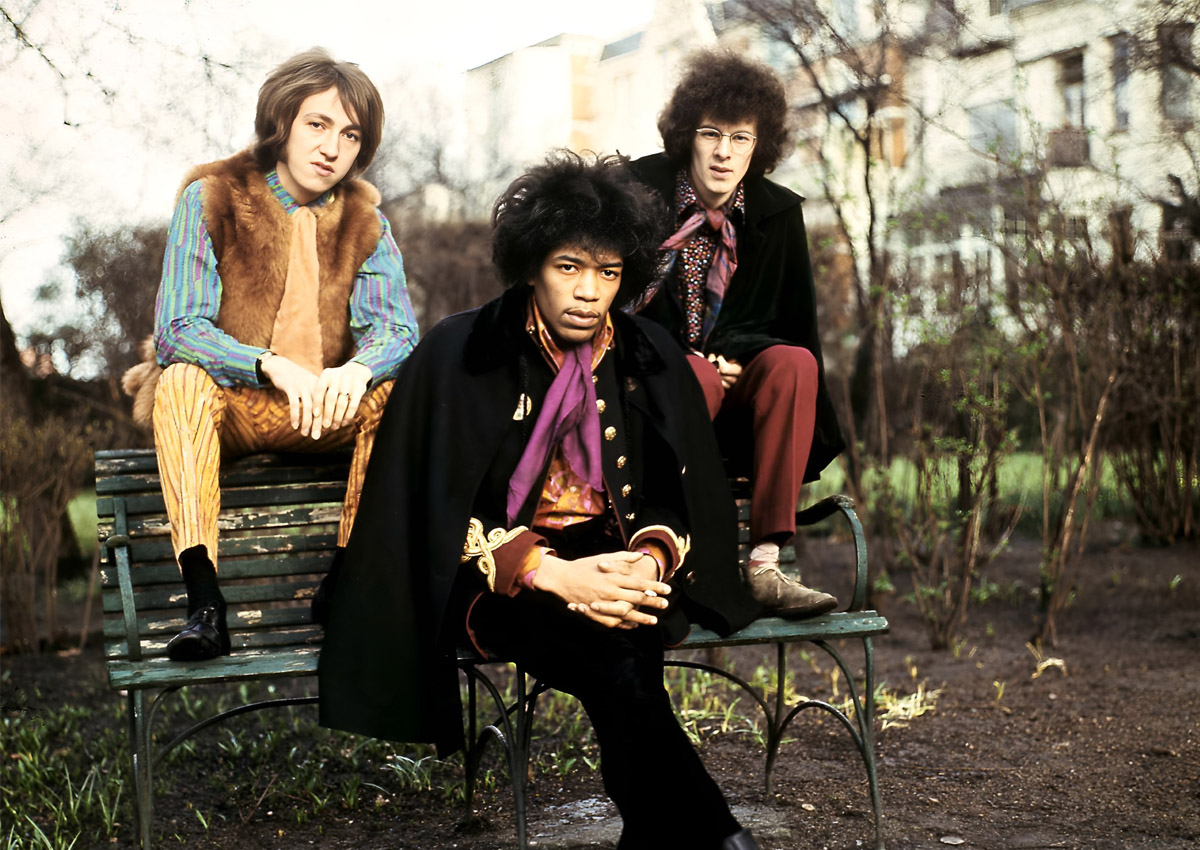 Die Jimi Hendrix Experience im Jahr 1968