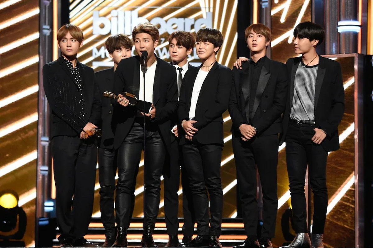 BTS en los Billboard Music Awards de 2017