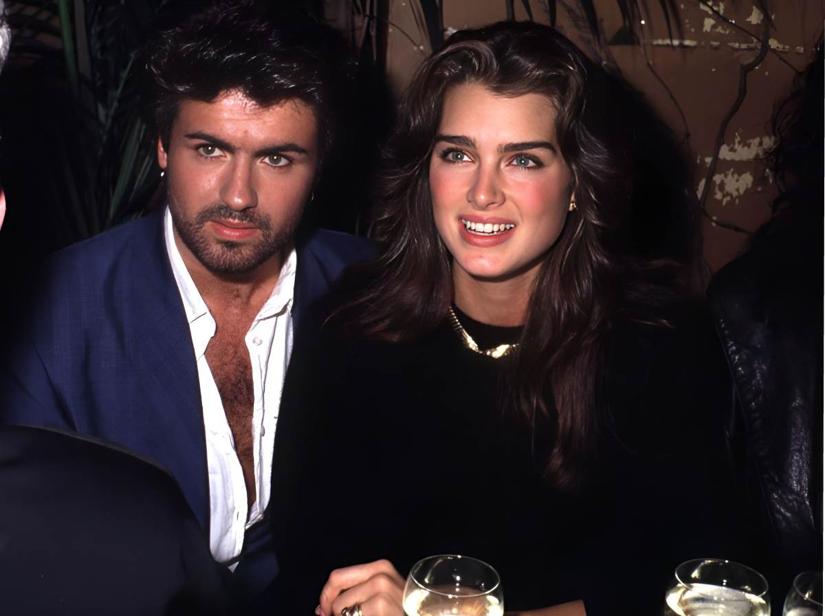 George Michael and Brooke Shields.