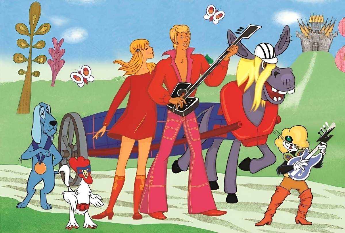 O desenho animado "The Musicians of Bremen" (1969).