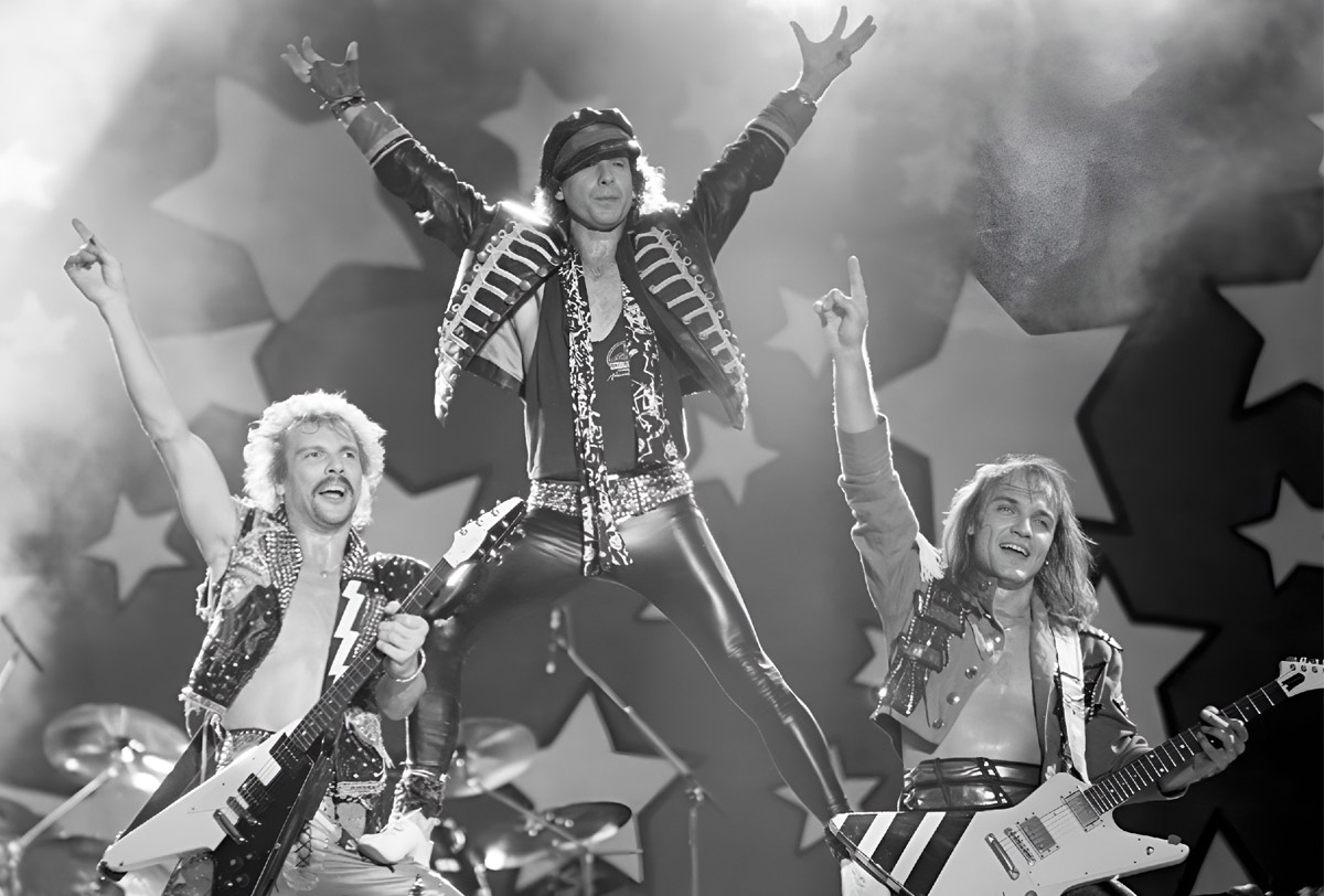 Scorpions в 1989 году на Московском фестивале мира и музыки