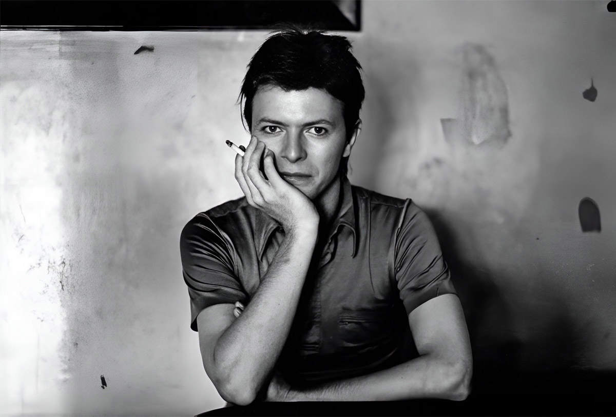 David Bowie in a photo by Anton Corbijn