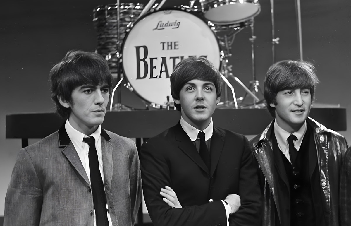 George Harrison, Paul McCartney y John Lennon. 60-х