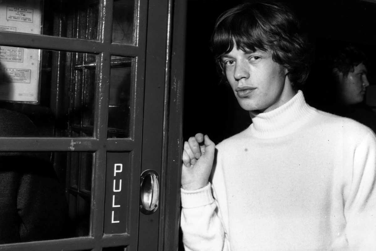 El joven Mick Jagger