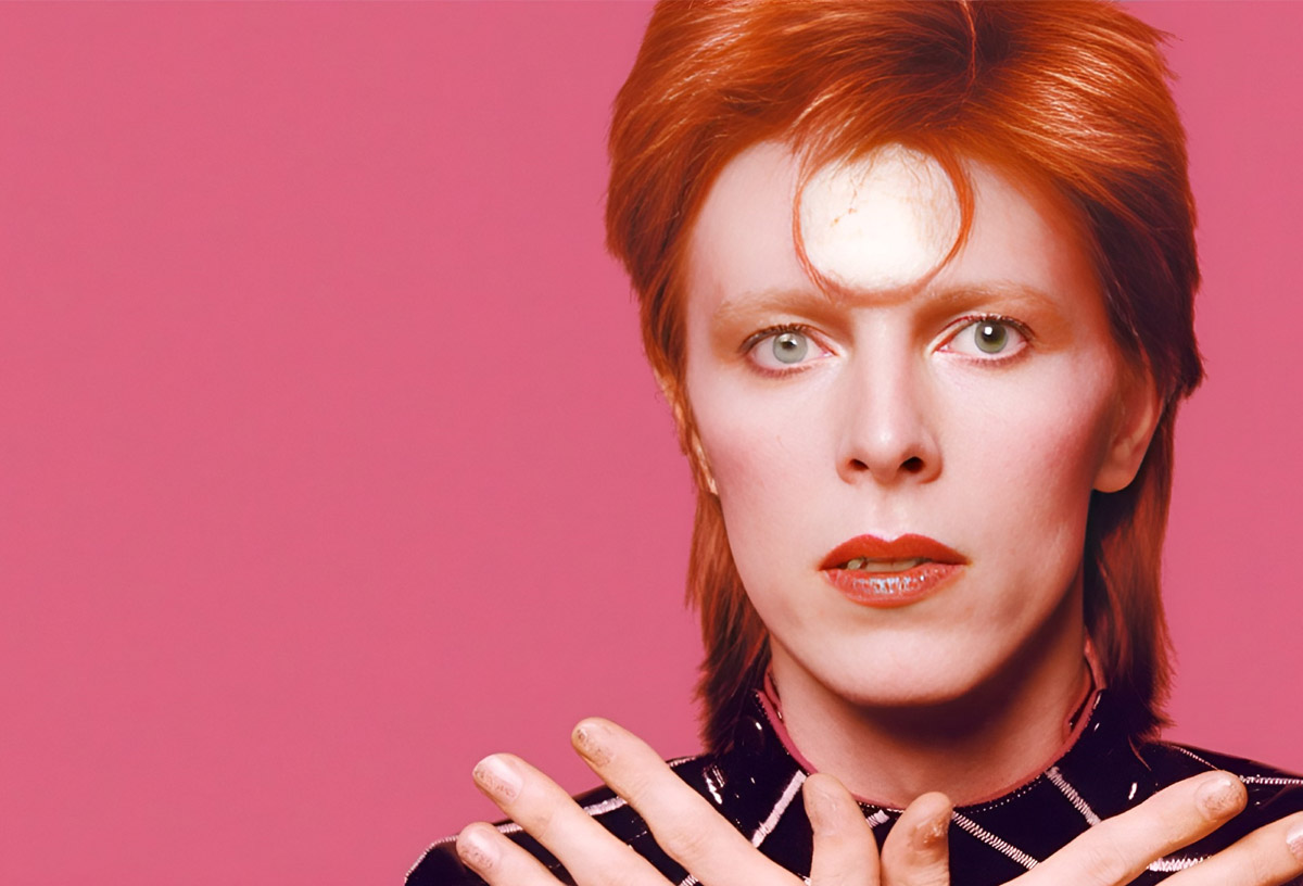 David Bowie em uma de suas imagens
