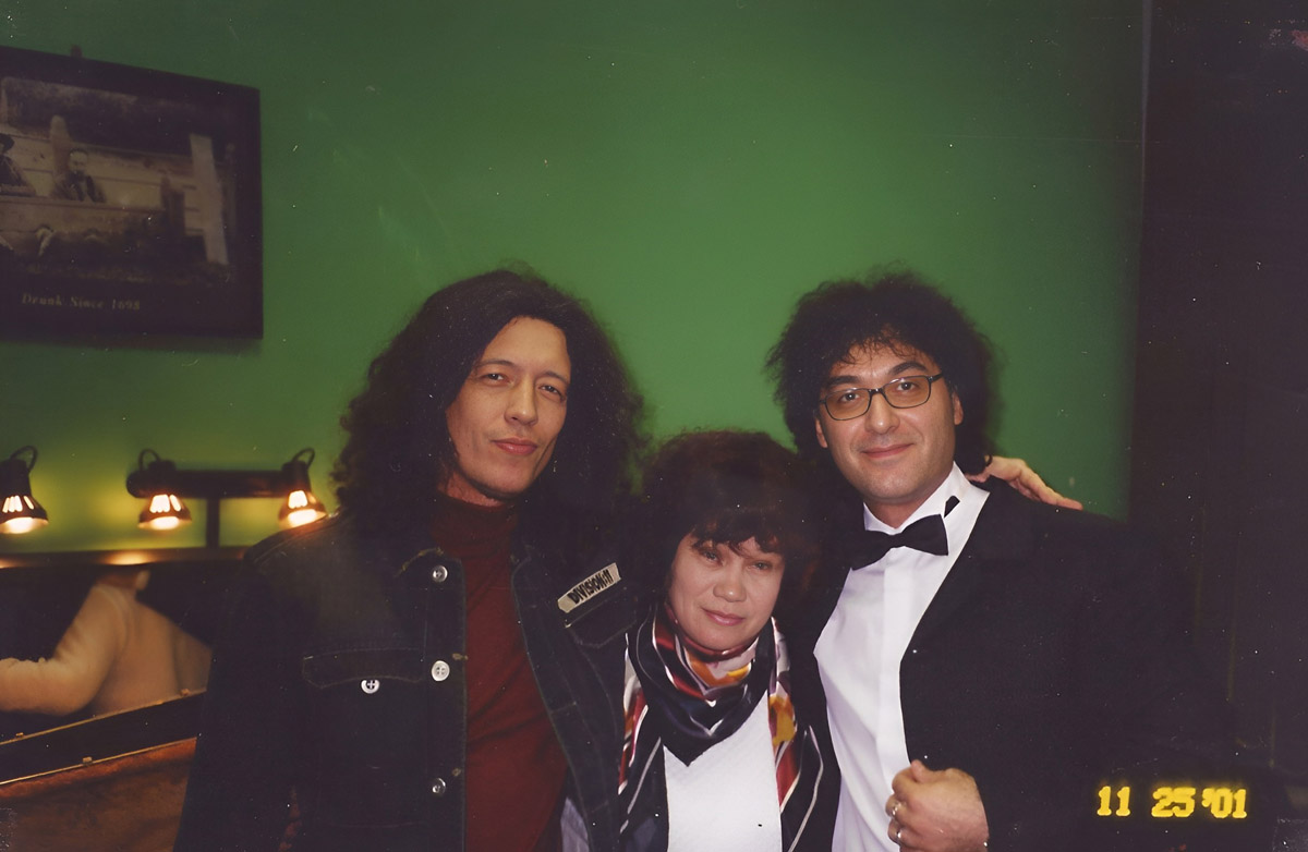 Margarita Pushkina with Sergey Galanin and Armen Grigoryan