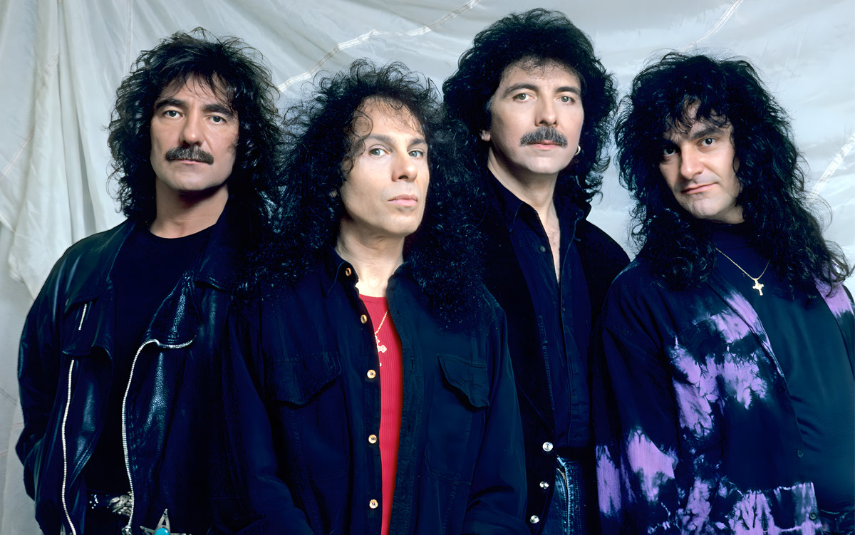 Дио и остальные участники Black Sabbath