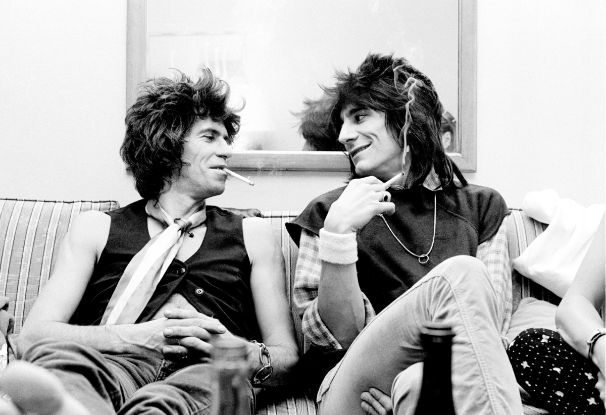 Keith Richards y Ronnie Wood