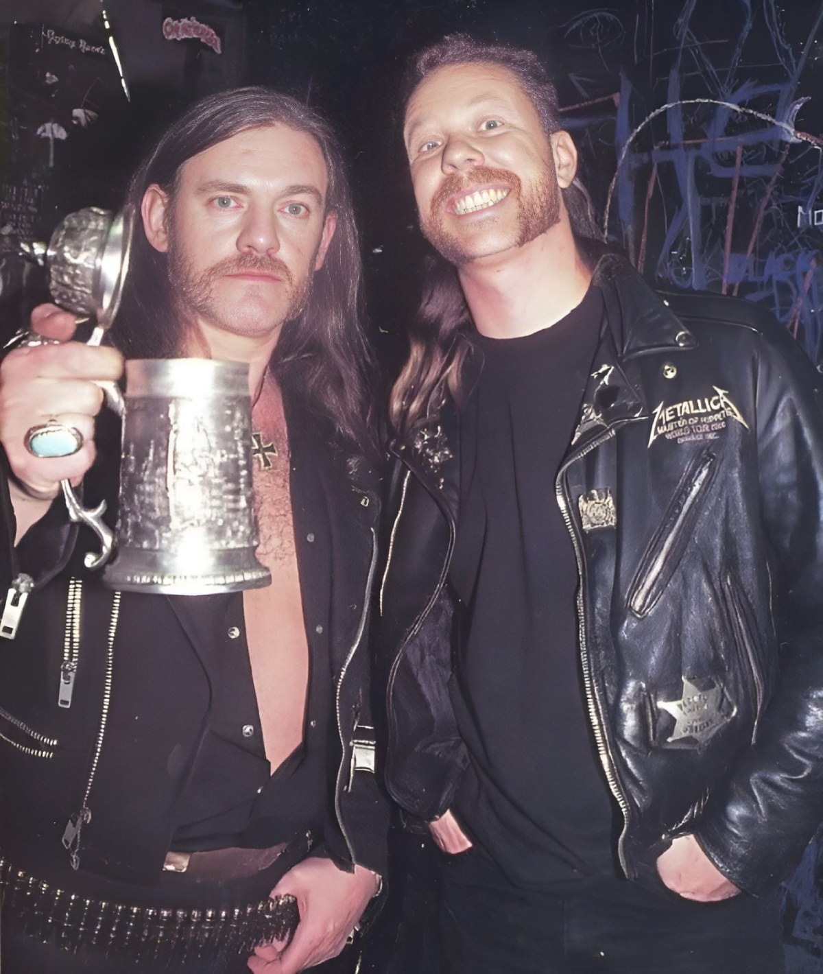 Lemmy Kilmister and James Hatfield