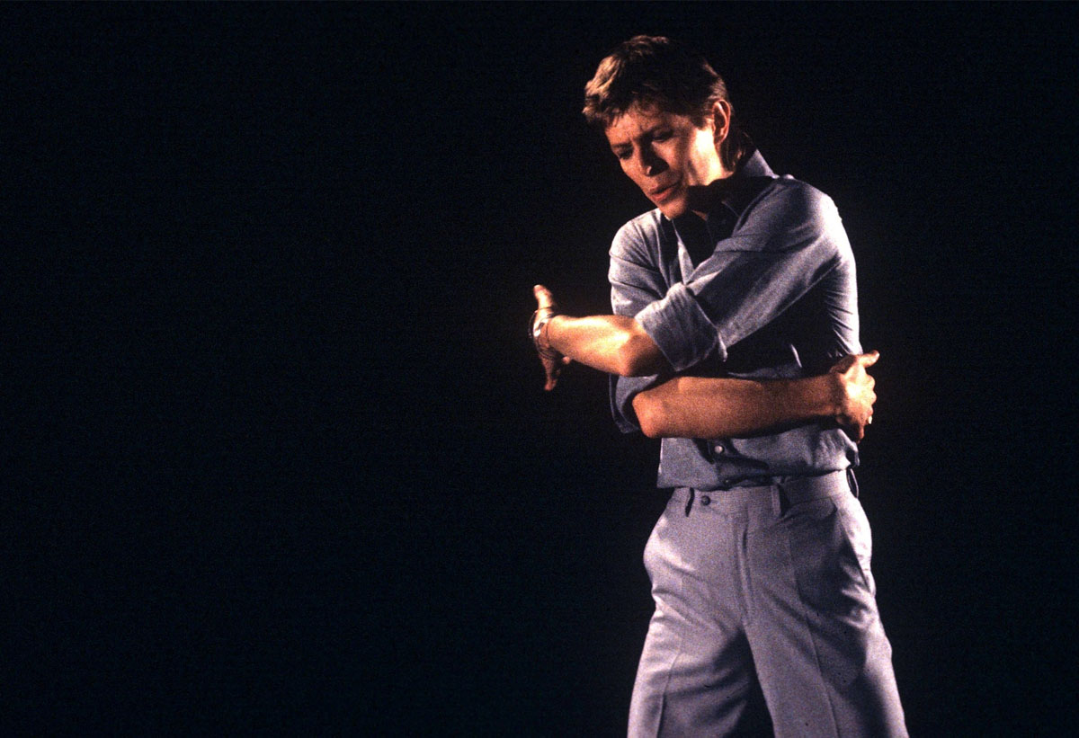 David Bowie em uma de suas apresentações