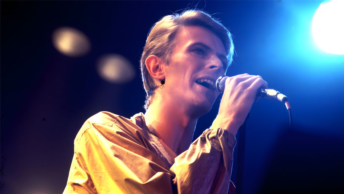 David Bowie im Jahr 1977