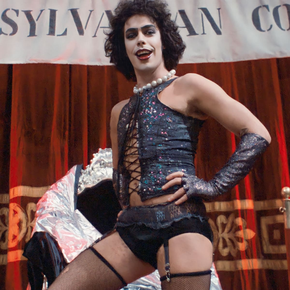 Tim Curry on "The Rocky Horror Picture Show."