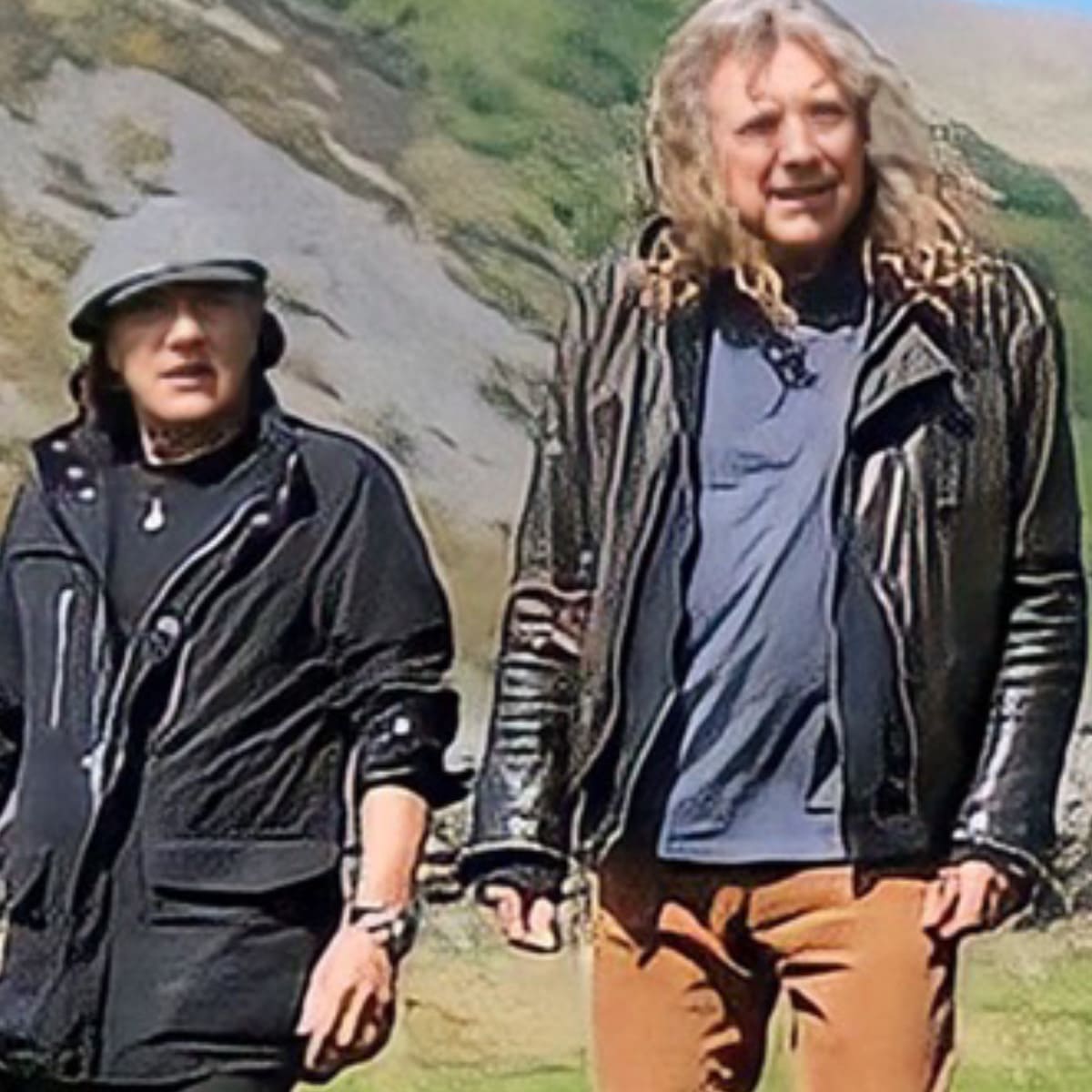 Brian Johnson e Robert Plant