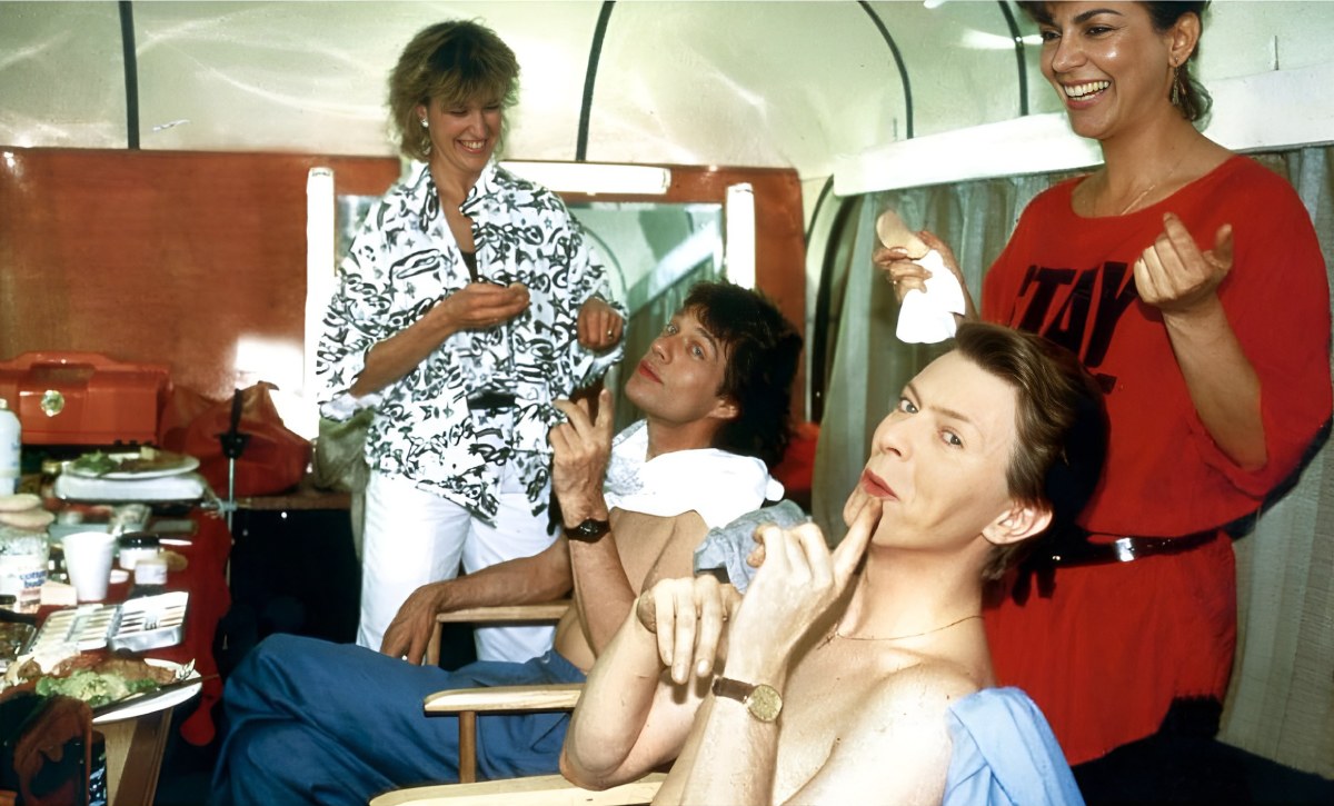 Mick Jagger et David Bowie