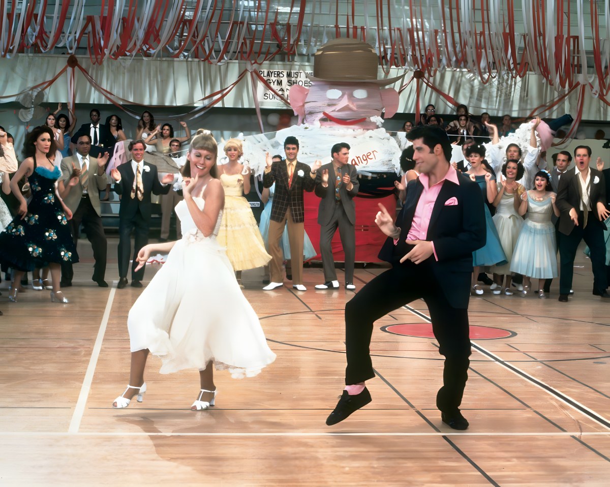 A still from the movie Grease.