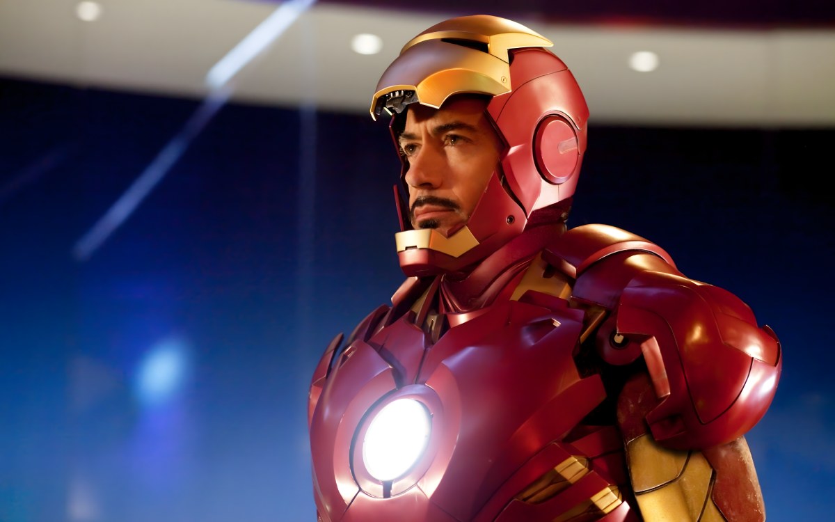 A still from the movie "Iron Man."