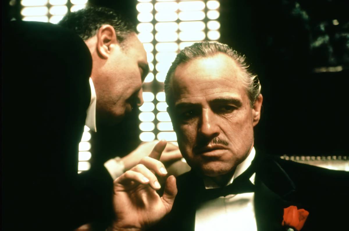 Shot from the movie "The Godfather"