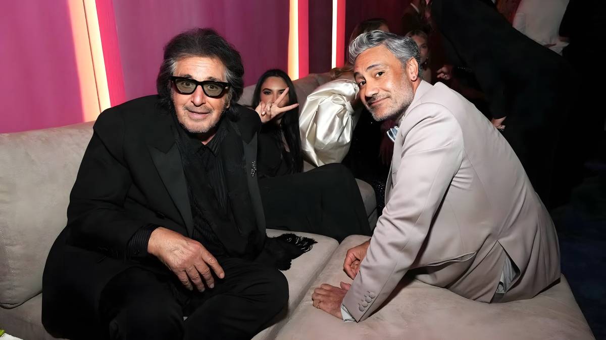 Al Pacino com sua jovem amante.