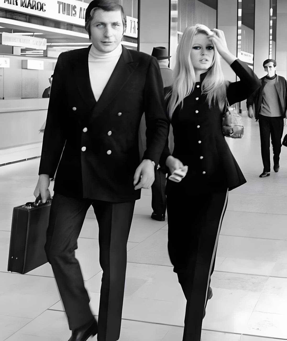 Brigitte Bardot and Gunther Sachs.