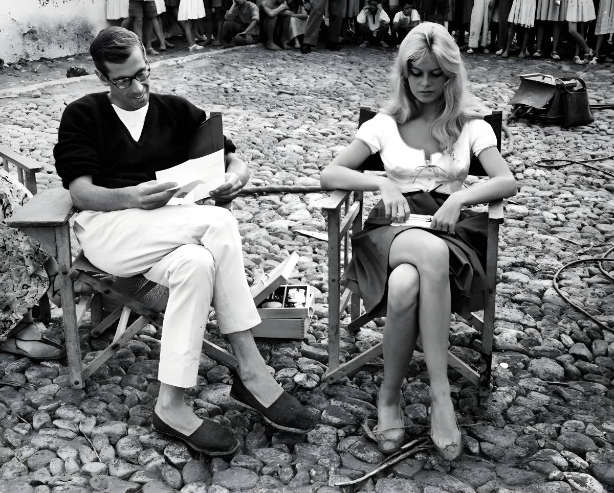 Roger Vadim y Brigitte Bardot